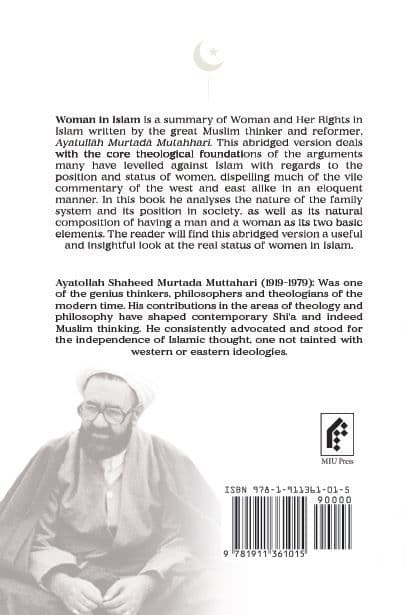 Woman In Islam - Mutahhari (back cover)